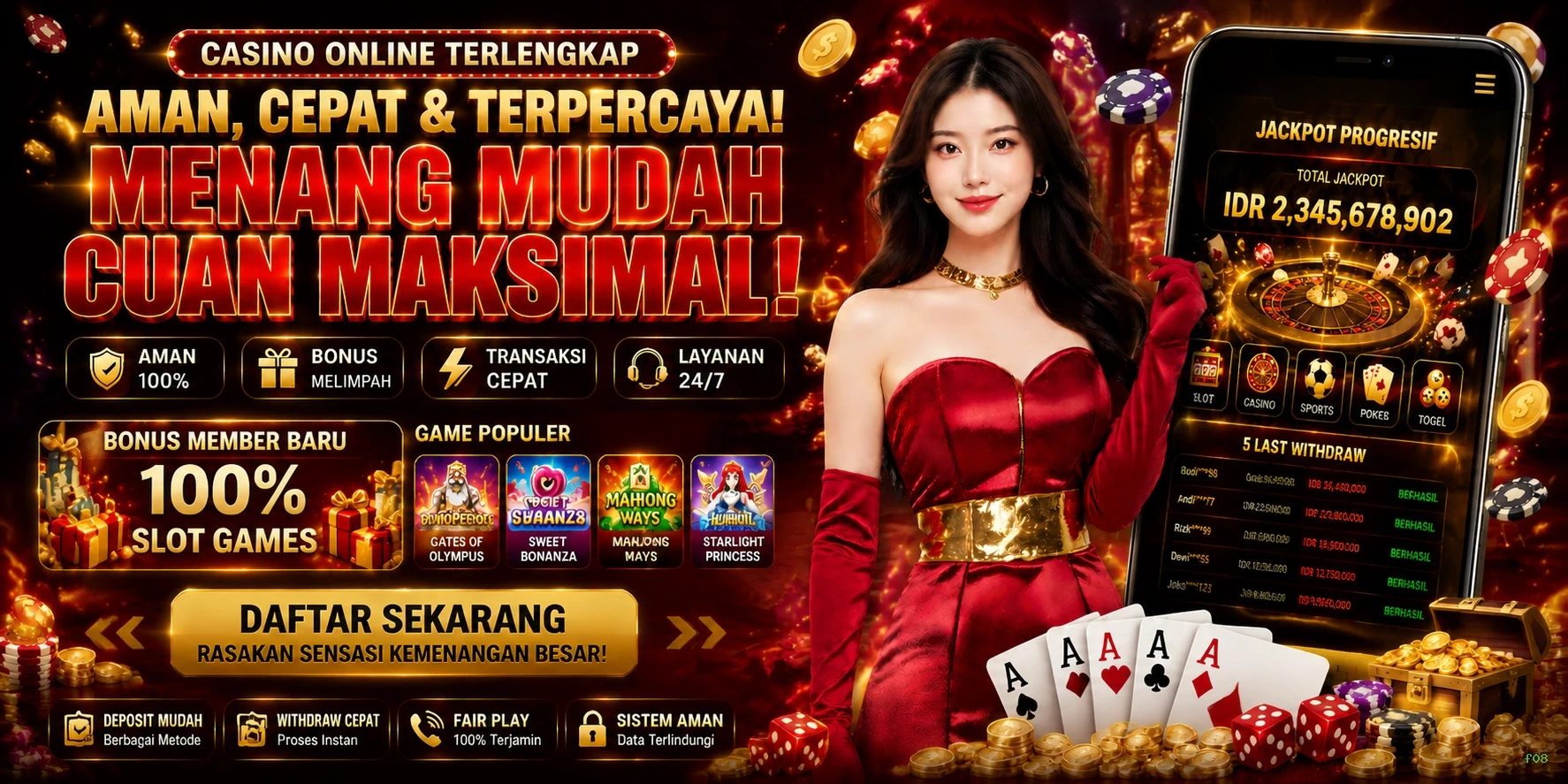 Berbagai Jenis Permainan yang Tersedia di f08
